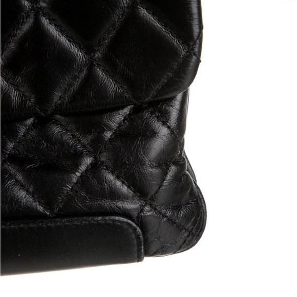 Chanel Karl Lagerfield Perfect Edge II Black Quilted Flap Bag - Picture 5 of 13
